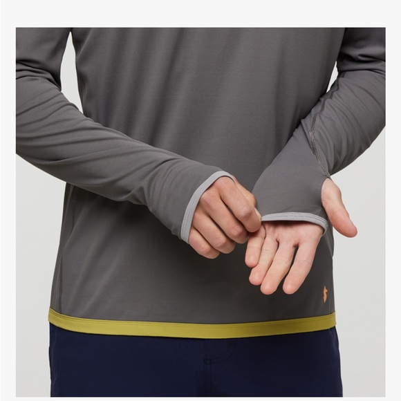 Cotopaxi Men's XL Sombra Long-Sleeve Sun Shirt Cinder Grey NWT UPF 50 - Picture 10 of 11